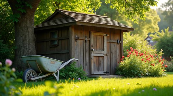 Que choisir pour votre abri de jardin : matériaux et conseils
